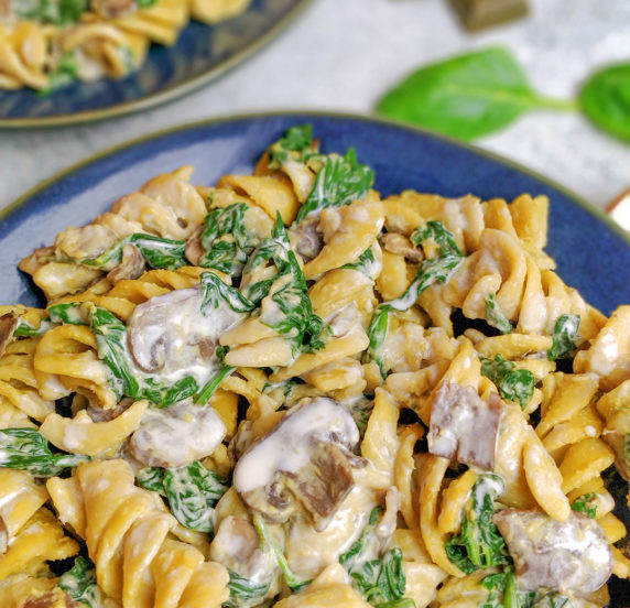 one-pot-pasta-champignon-epinard-recette