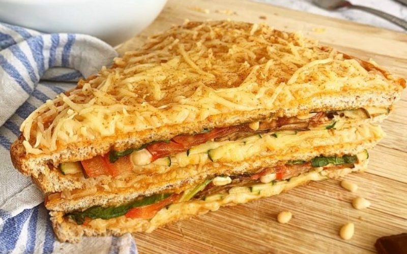 Croque monsieur veggie recette