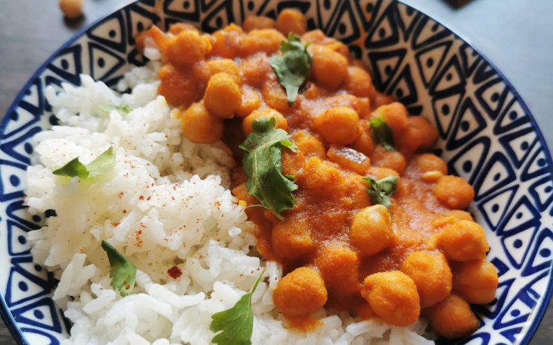 Curry de pois chiches recette