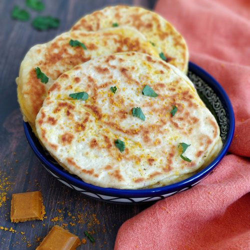 Naans au curry recette