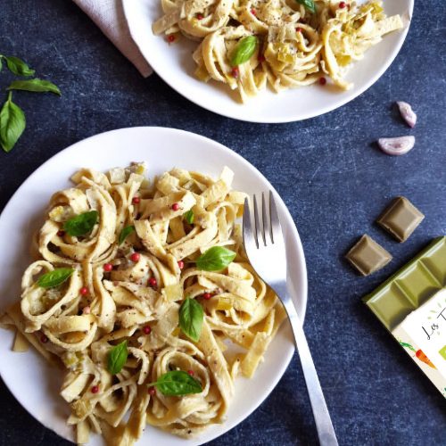 Fettuccines poireau recette