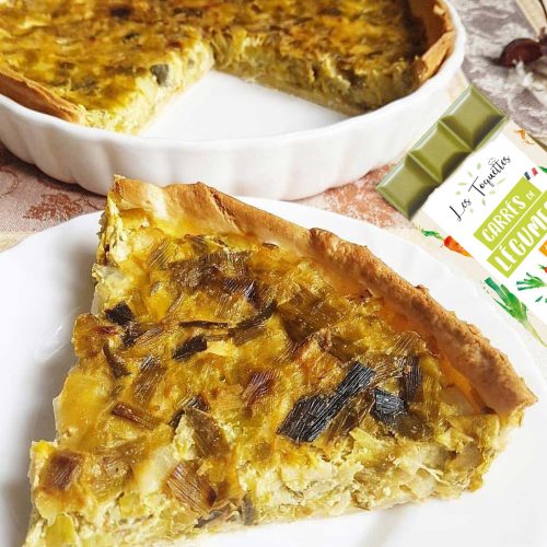 Quiche poireaux vegan recette