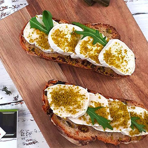 Tartine futée au chèvre recette