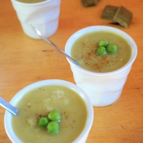 Velouté petits pois recette