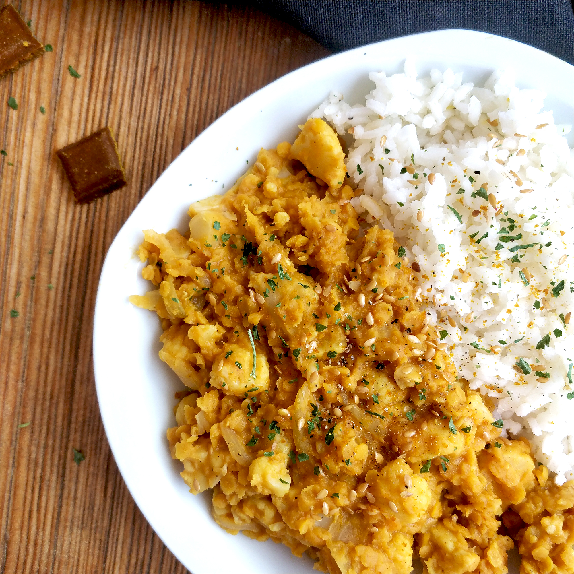 Dahl de chou-fleur recette