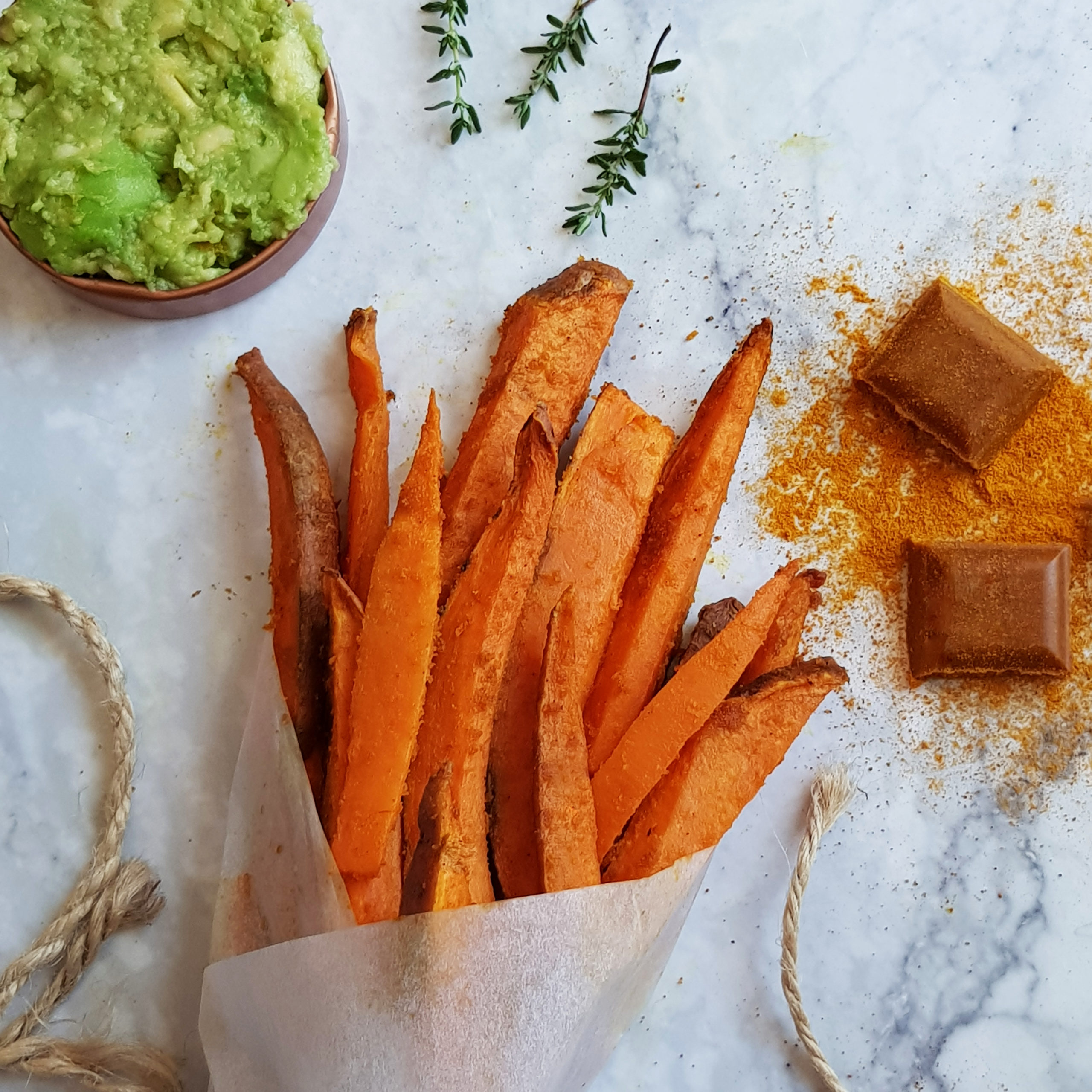 Frites de patates douces recette