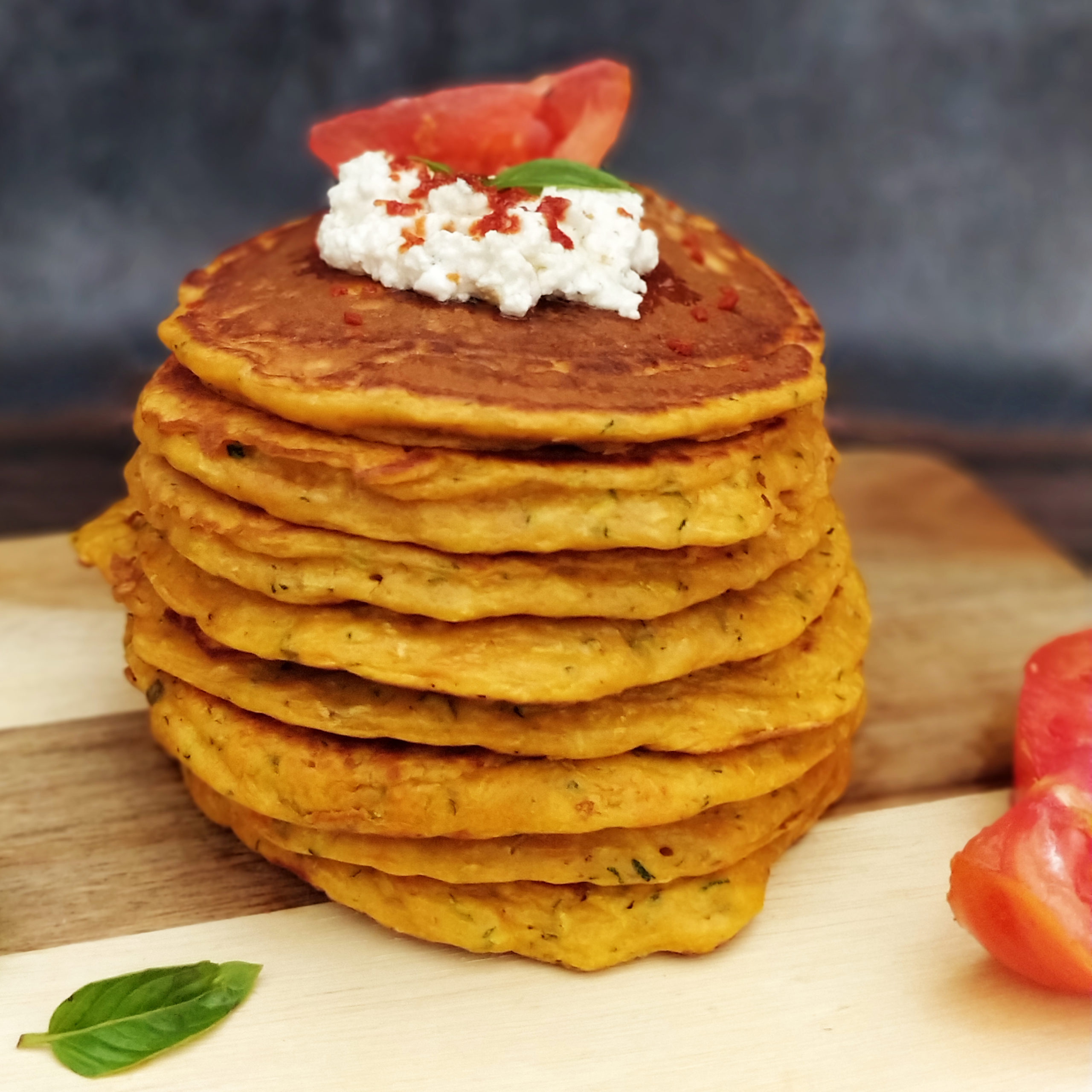 Pancakes ricotta courgettes recette