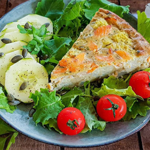 Quiche chou-fleur truite recette