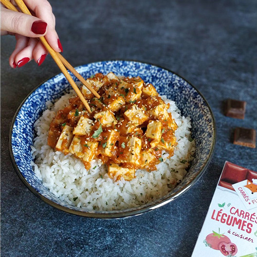 Tofu Bowl Tomate Thym recette