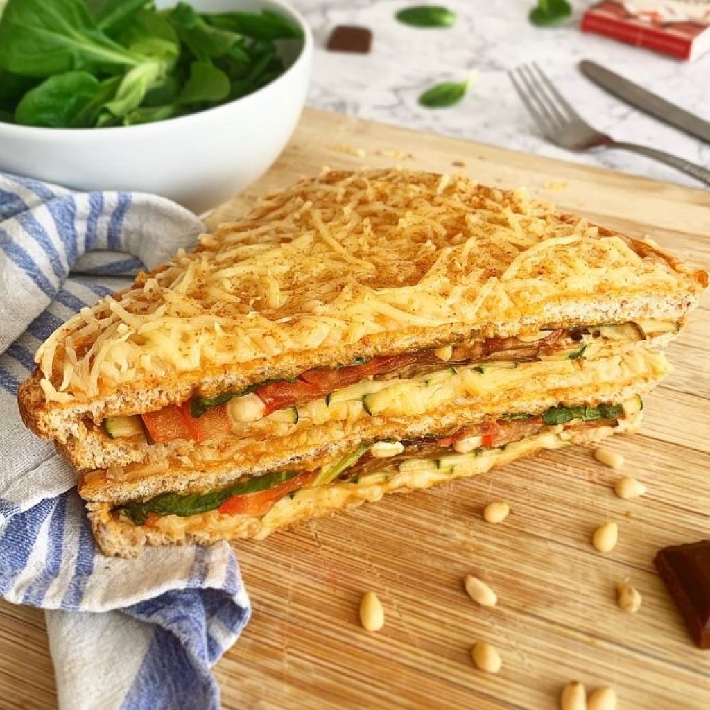 Croque monsieur veggie recette