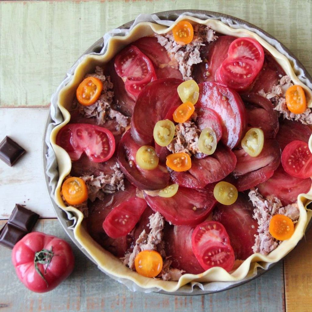 Tarte thon tomate recette