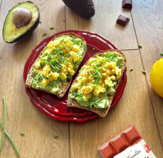 Tartine avocat recette