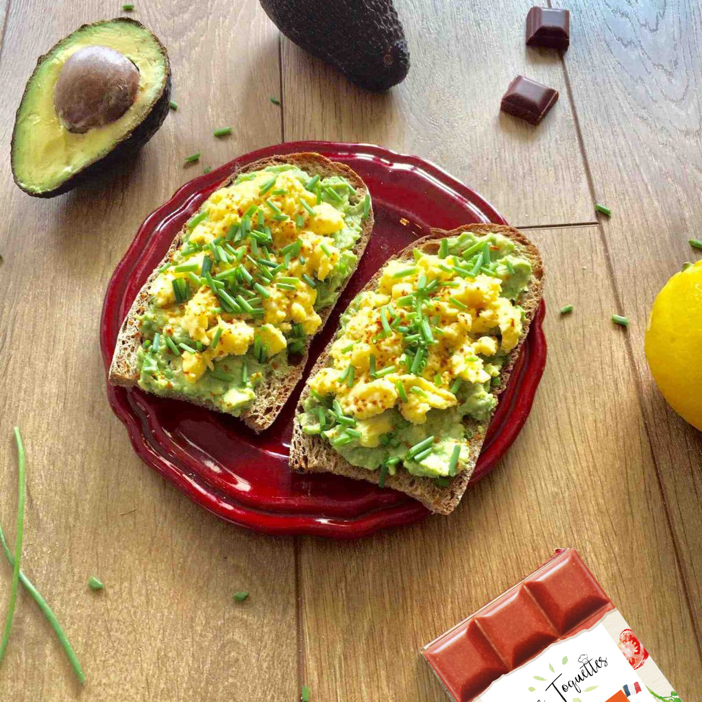 Tartine avocat recette