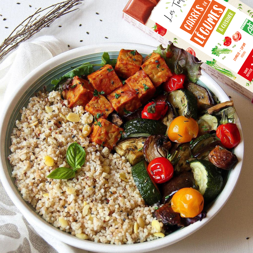 Tempeh bowl recette