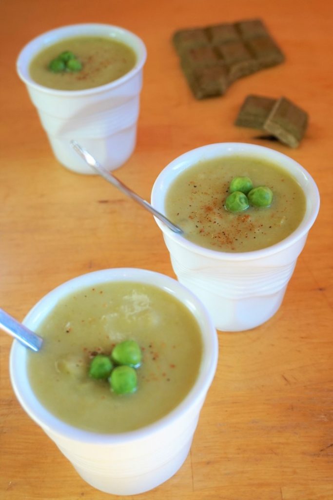 Velouté petits pois recette