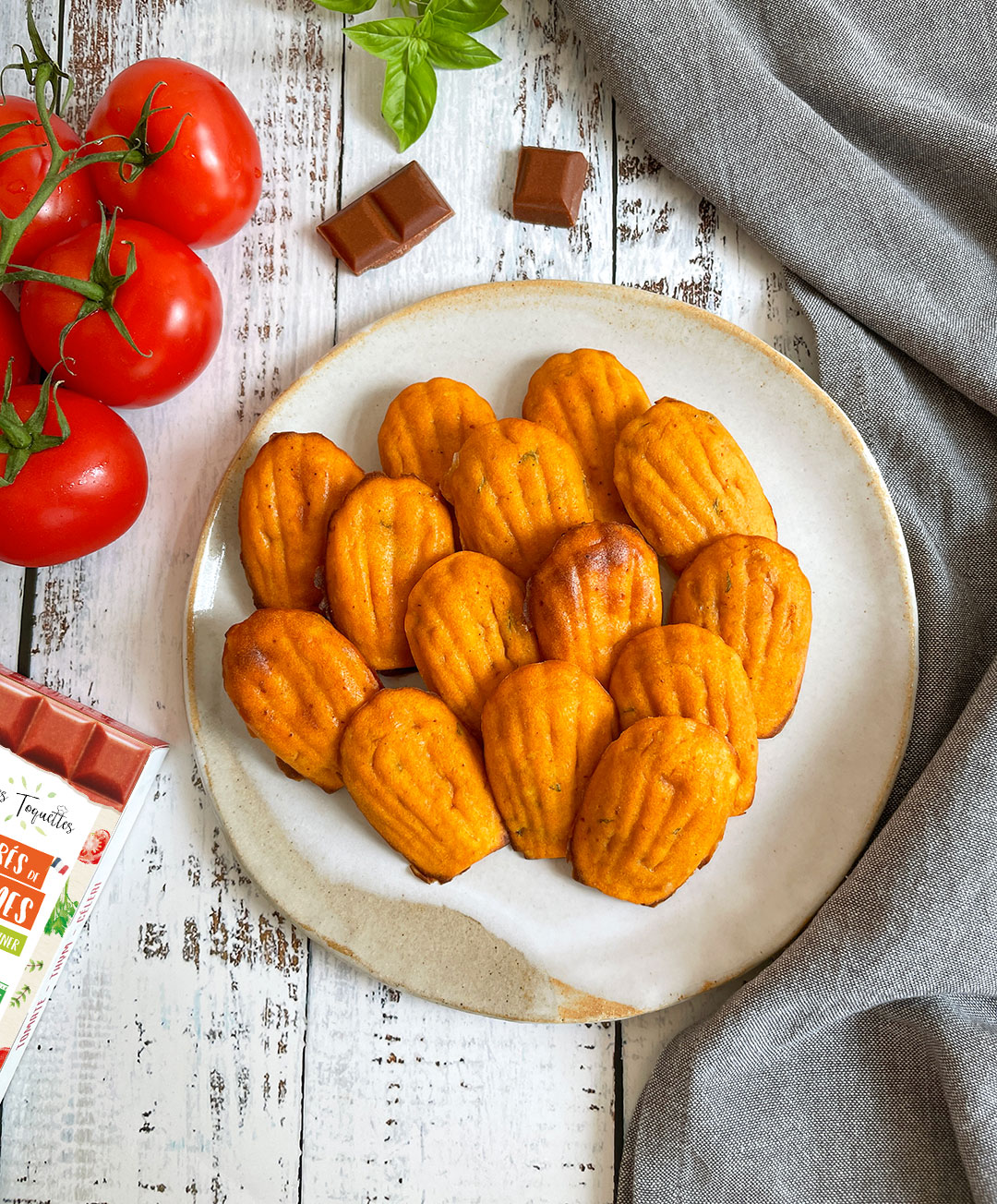 Madeleines salées les toquettes